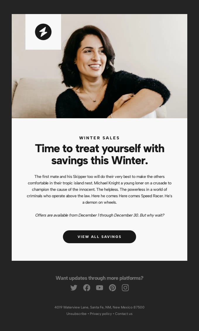 Free HTML email templates